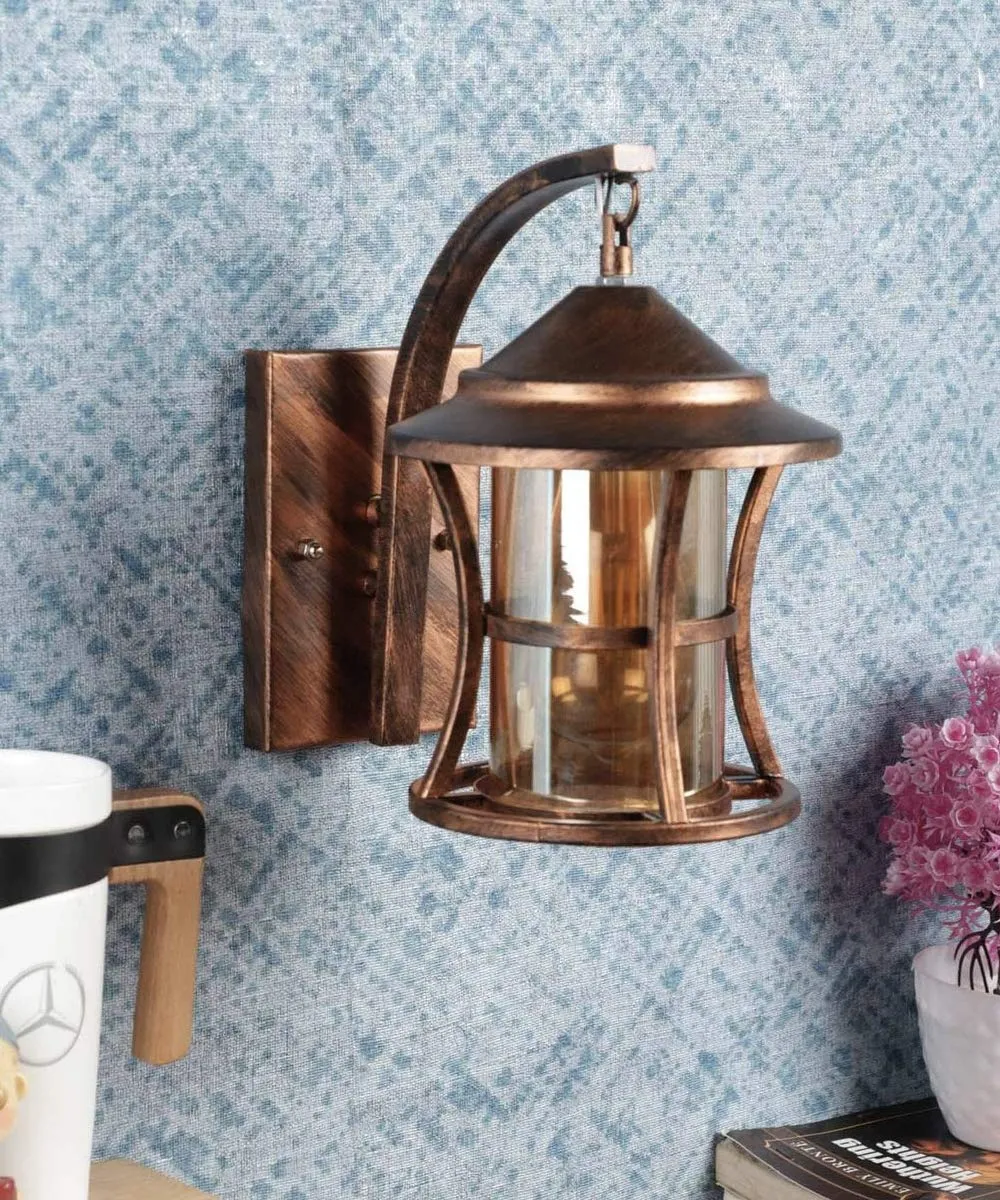SINOMAN Copper Antique Wall Lights/Wall Light for Living Room Modern/Wall Lamps for Bedroom/for Living Room/Wall Lights for Home Decoration/Bedside Wall lamp/Wall lamp Light/Swing Arm Wall Light