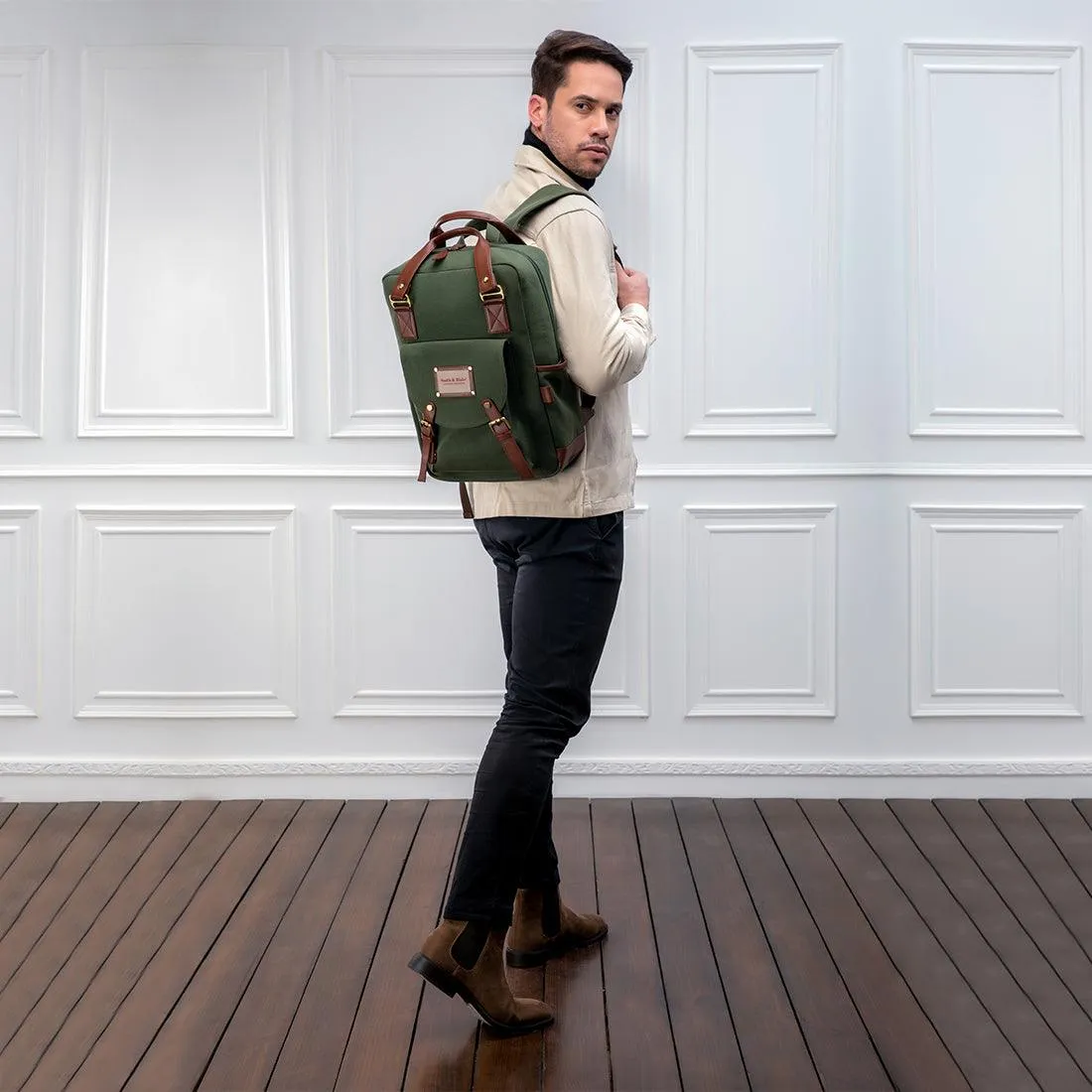 SKY GREEN Laptop Backpack