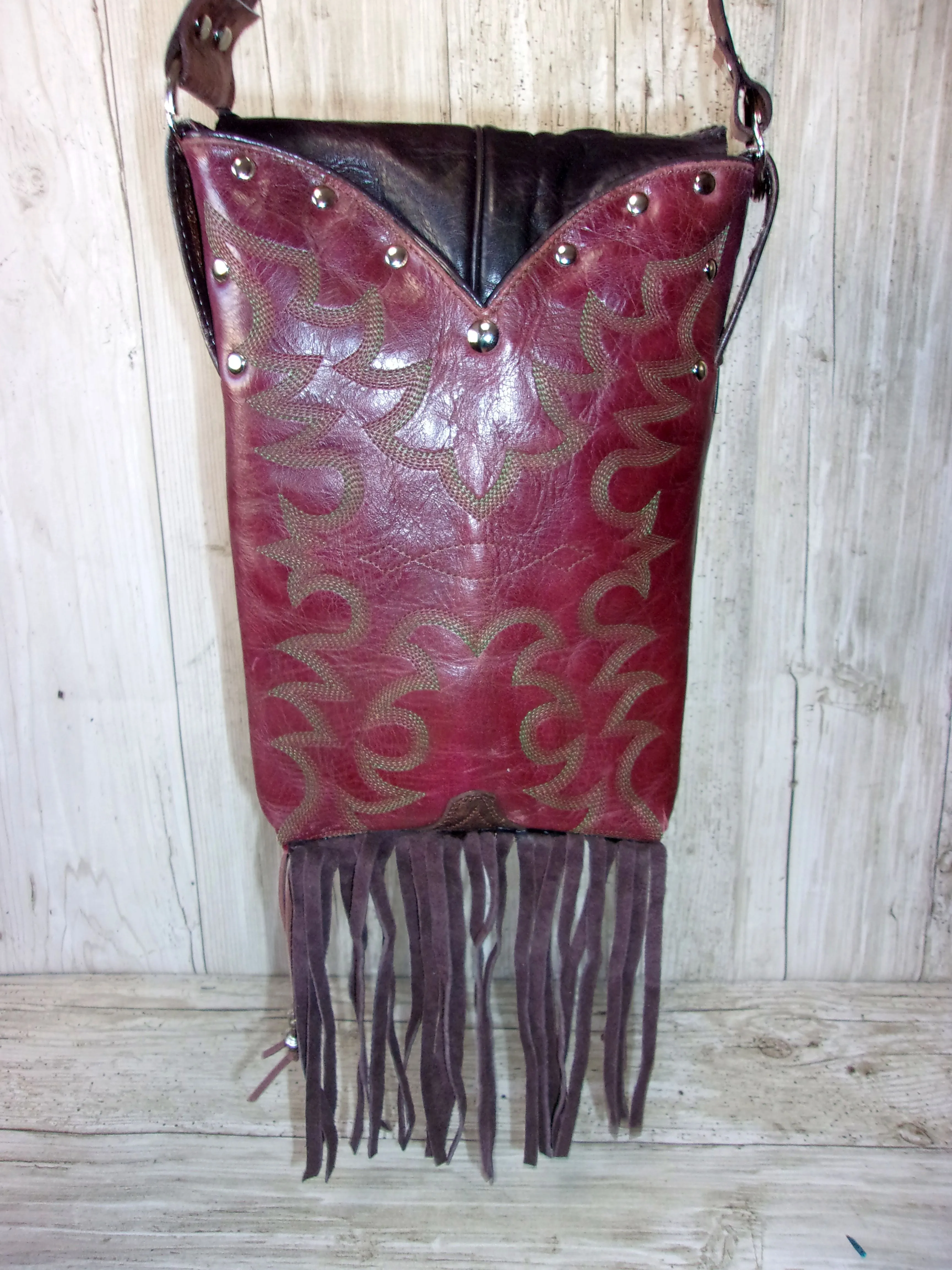 Small Concealed Carry Purse with Fringe CB148