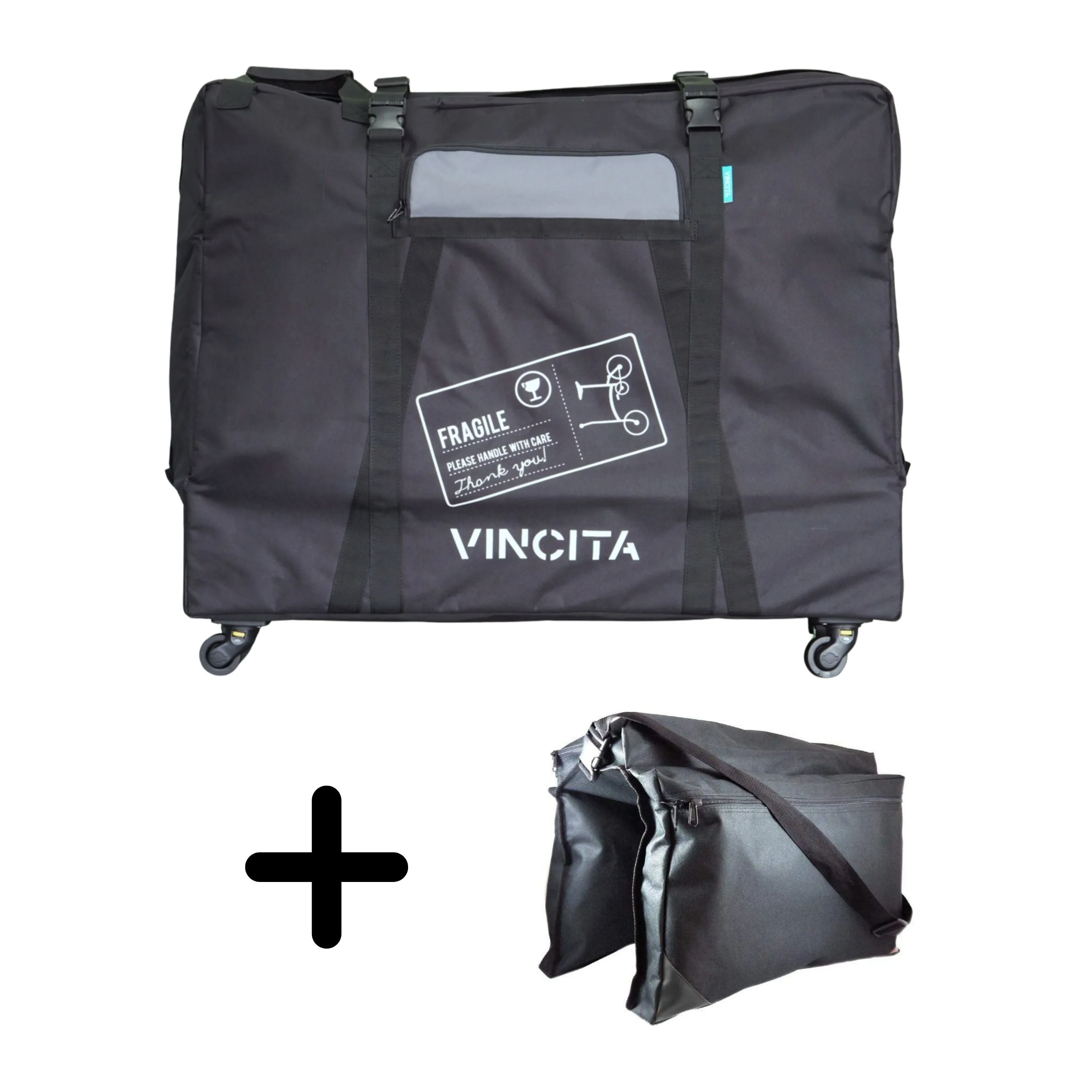 Soft Transport Bag  for  20" Folding Bike with Garment Bag