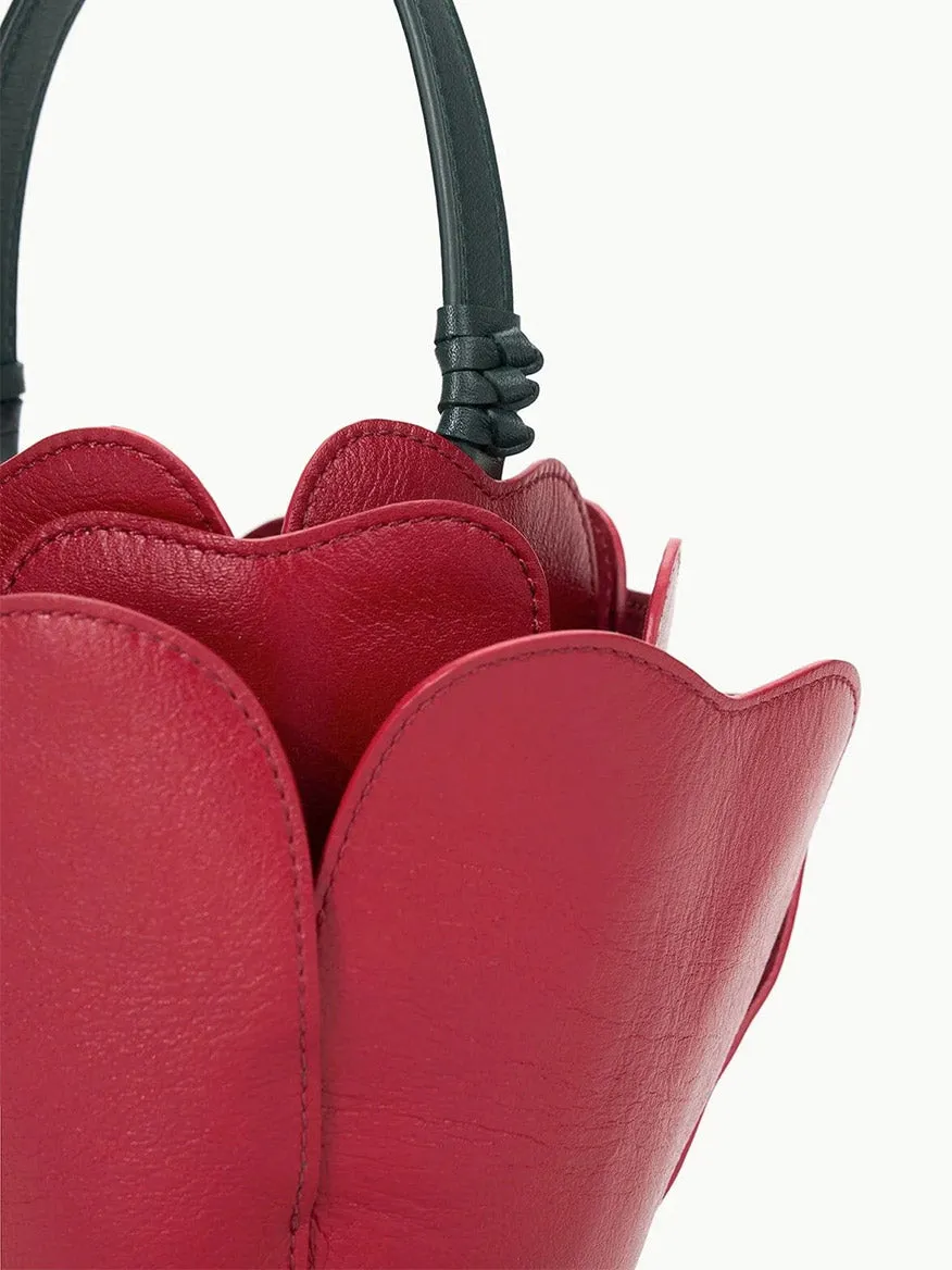 STAUD Juliet Bag in Rouge