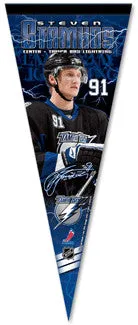 Steven Stamkos Tampa Bay Lightning Signature Series Premium Felt Collector's Pennant (L.E. /2,008)