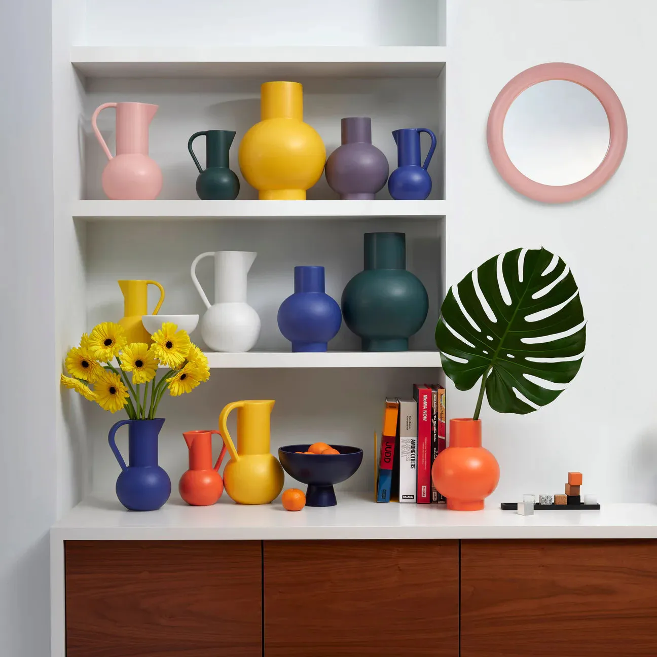 Strøm Vase - Vibrant Orange
