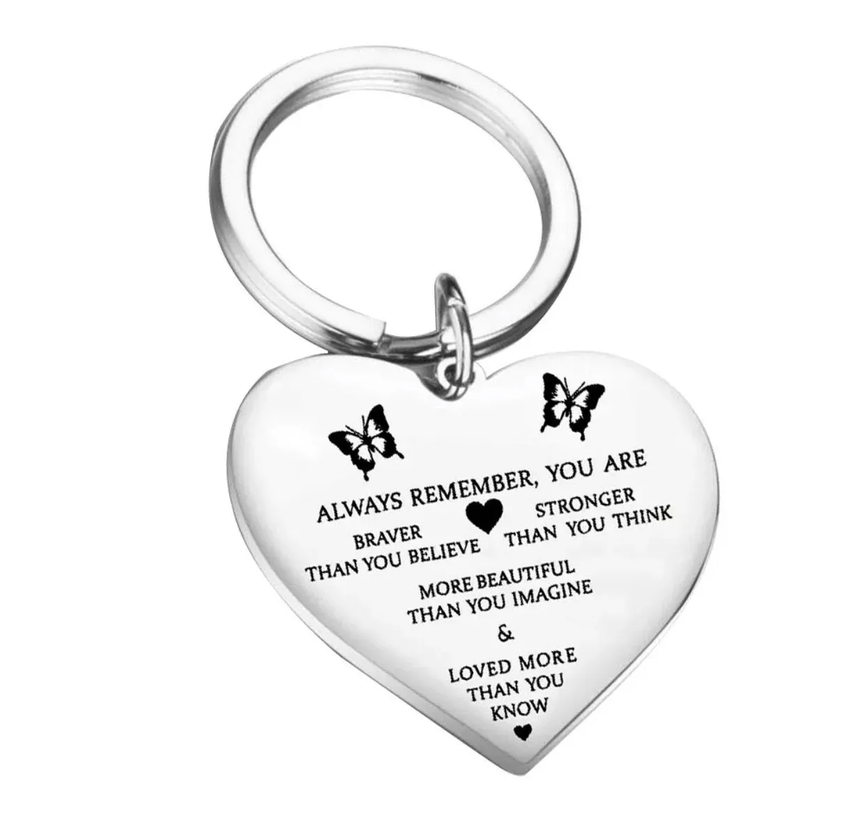 Stronger than you think keychain