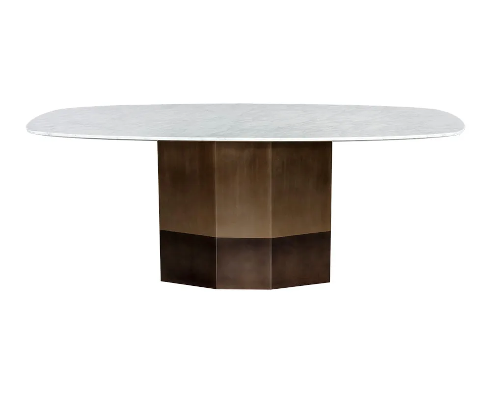 Sunpan Ainsley Modern Rectangle Dining Table Set With Rayla Dining Armchair