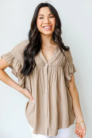 Sweet Details Ruffle Blouse