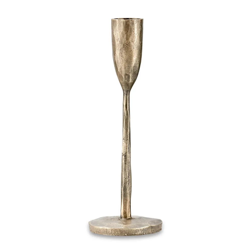Tall Antique Brass Candlestick - Three Sizes