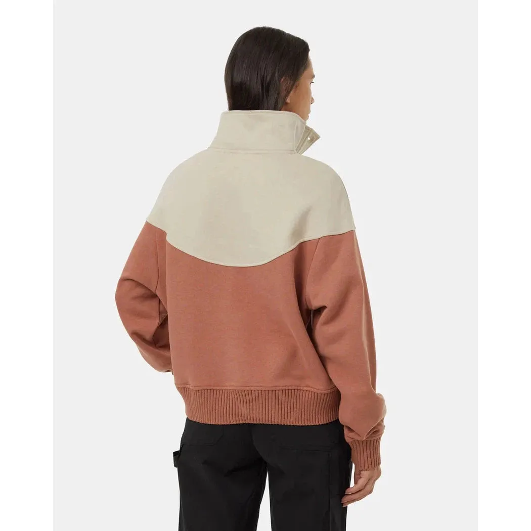 Tentree Women's TreeFleece 1/4 Button Mock Neck