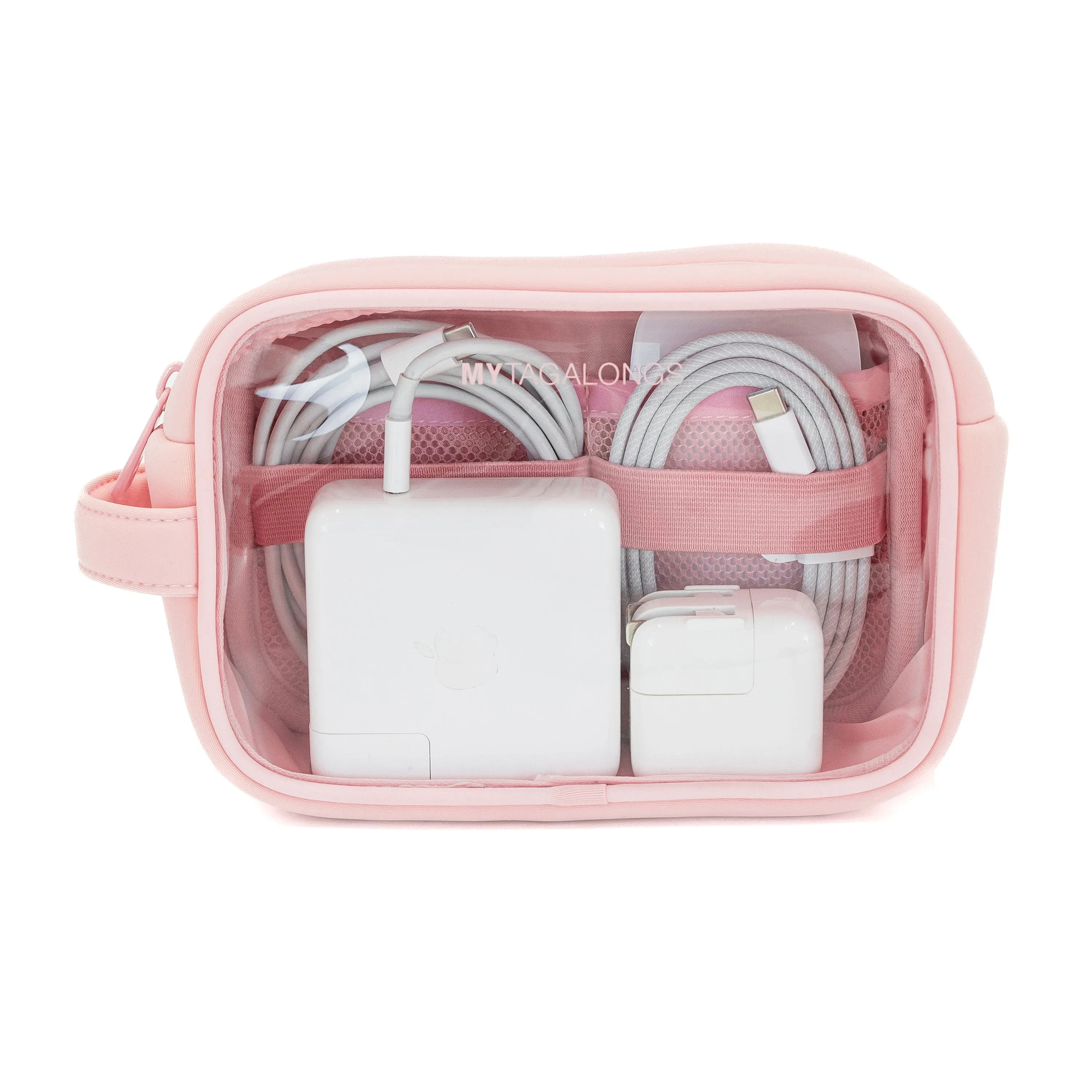 THE CLEAR CABLE ORGANIZER - SOFT PINK