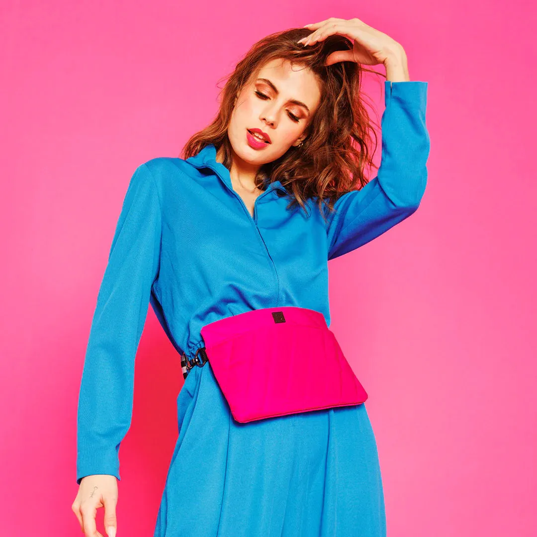 Think Royln Diagonal Bum Bag 2.0 - Fuchsia Noir