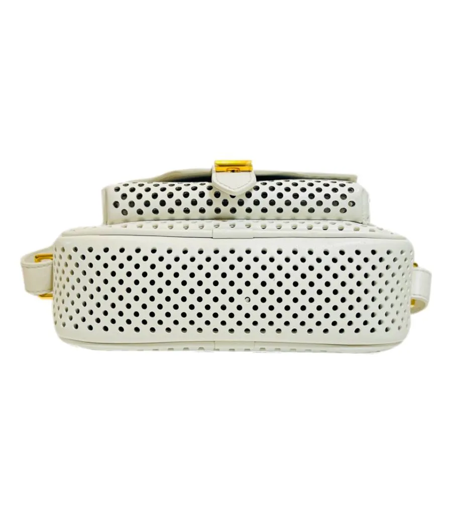 Tom Ford Perforated Leather T Twist Camera Bag