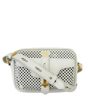 Tom Ford Perforated Leather T Twist Camera Bag