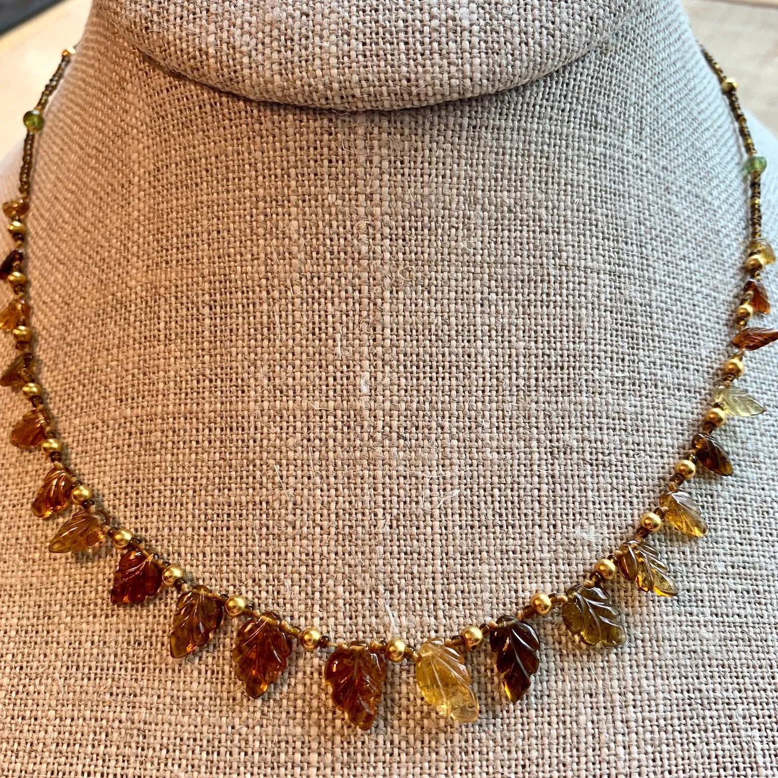 Tourmaline & 18 Karat Gold Necklace