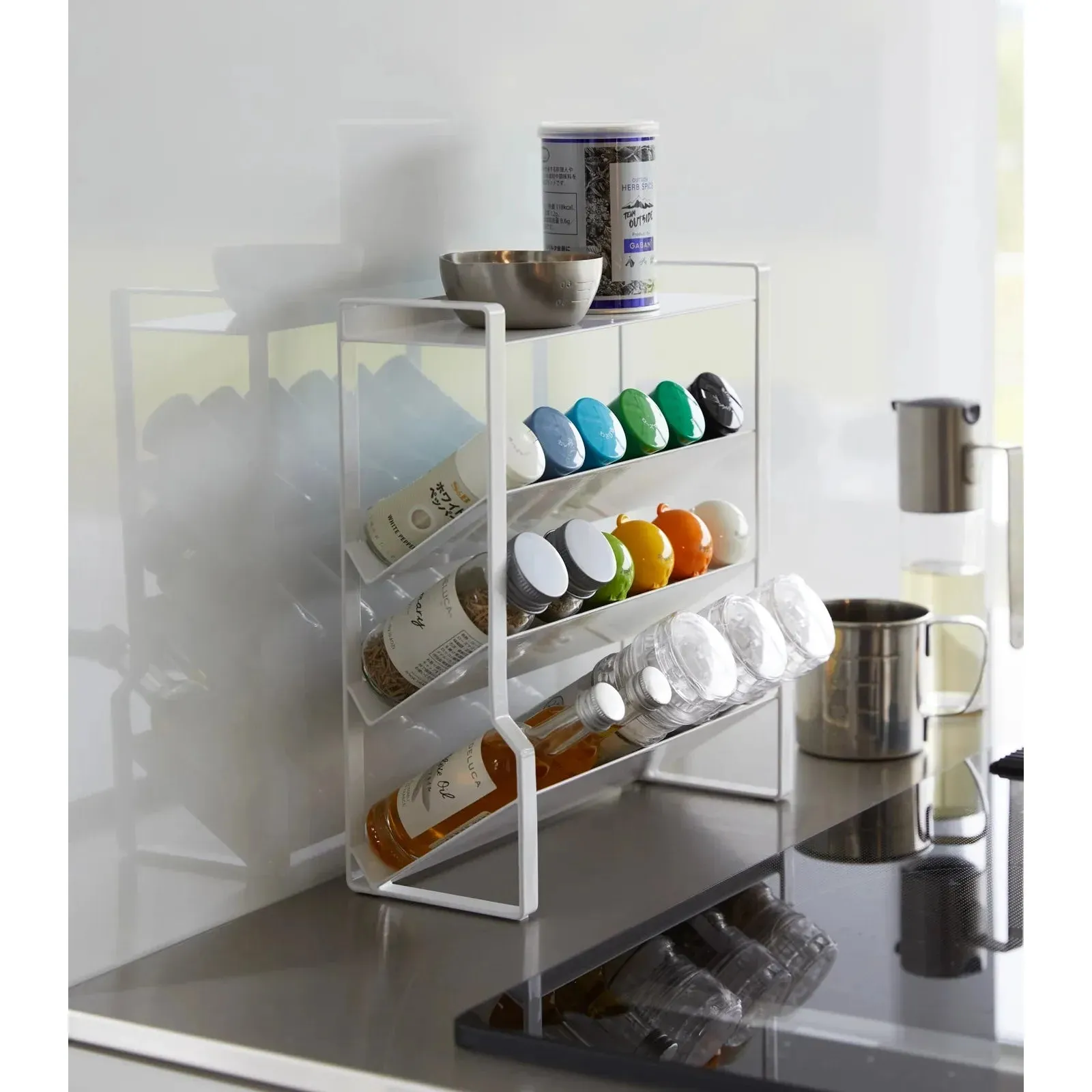 TOWER Four-Tier Slim Spice Rack