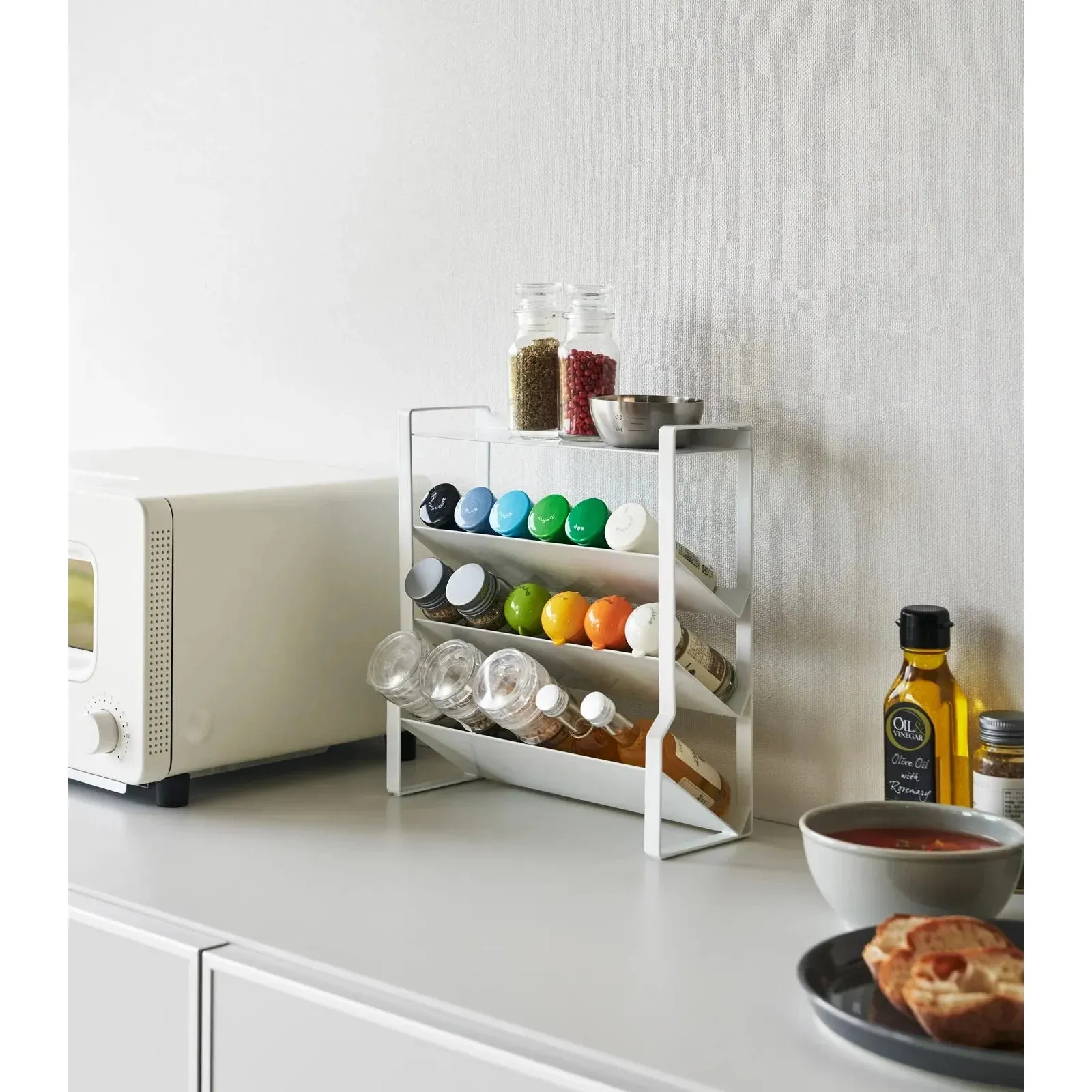TOWER Four-Tier Slim Spice Rack