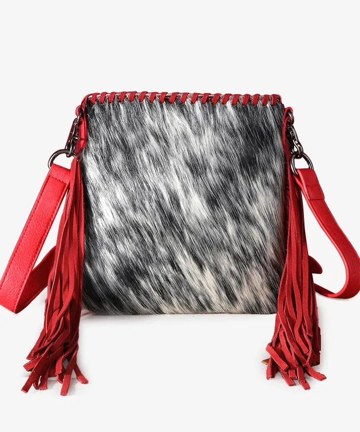 Trinity Ranch Hair-On Cowhide Fringe Concealed Carry Crossbody
