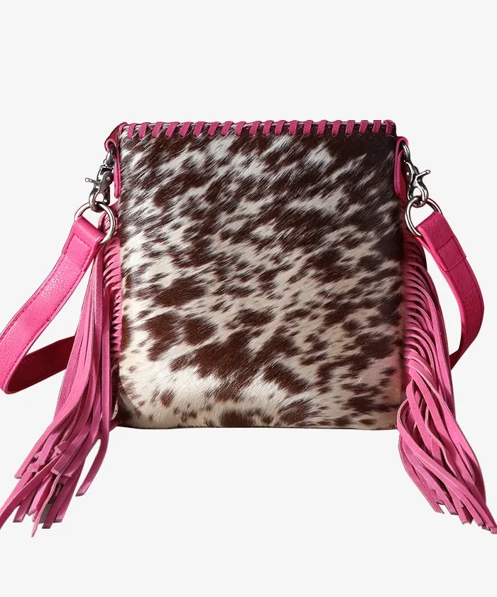 Trinity Ranch Hair-On Cowhide Fringe Concealed Carry Crossbody