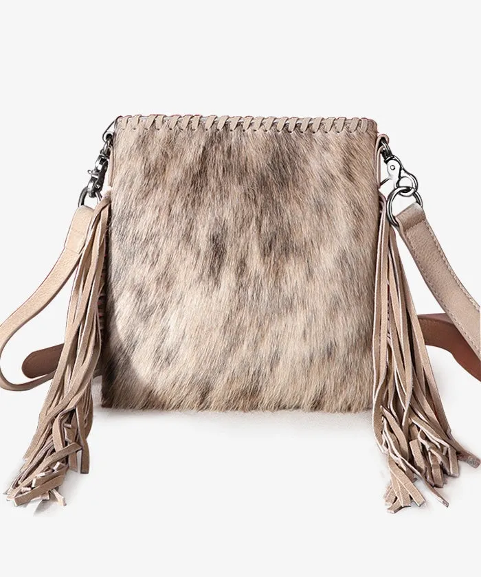 Trinity Ranch Hair-On Cowhide Fringe Concealed Carry Crossbody