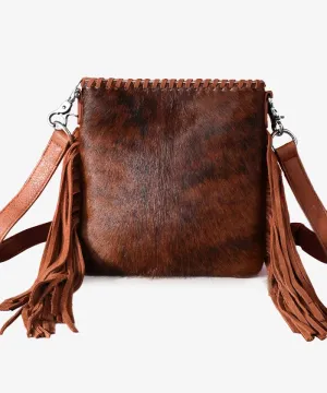 Trinity Ranch Hair-On Cowhide Fringe Concealed Carry Crossbody