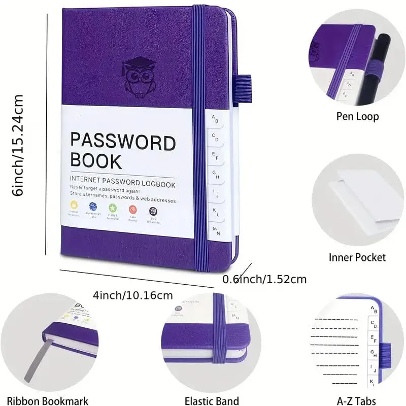 Ultimate Secure Password Organizer Journal