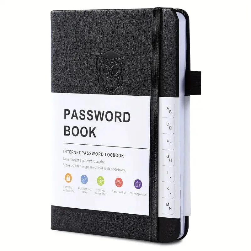 Ultimate Secure Password Organizer Journal