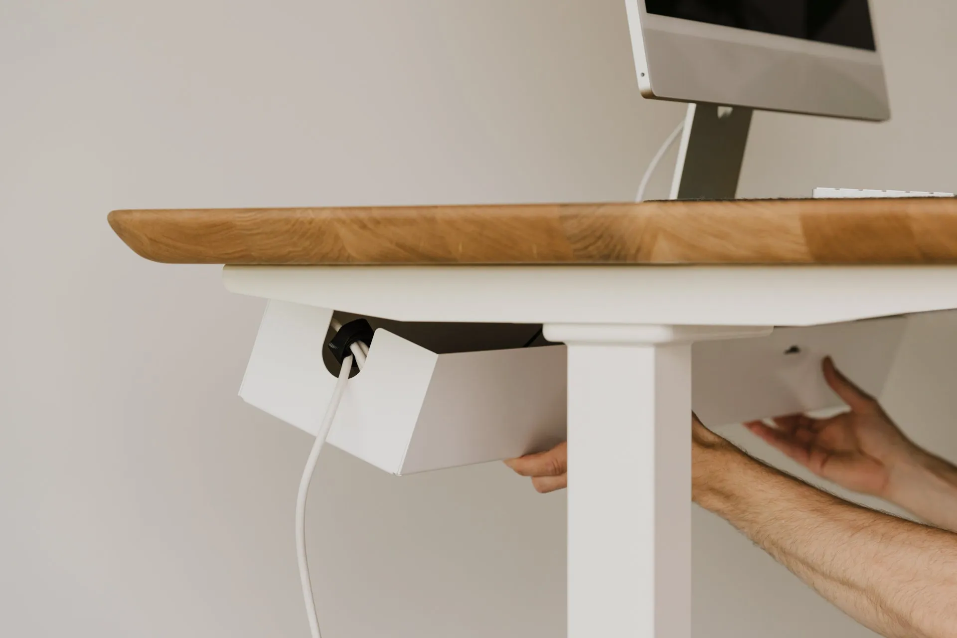 Under-desk Cable Management Tray