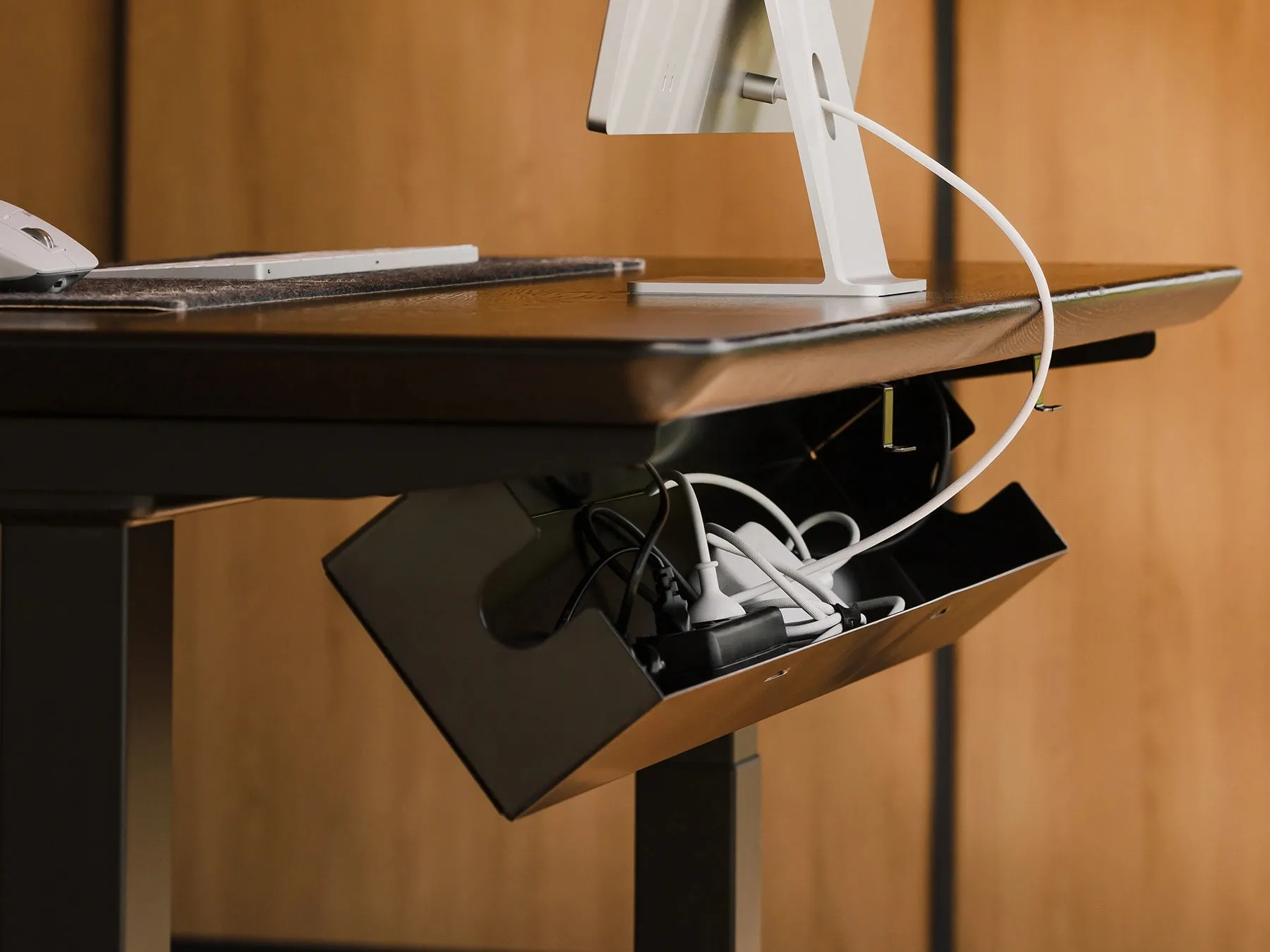 Under-desk Cable Management Tray