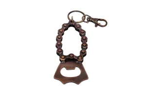 Upcycled Bike Chain Bottle Opener