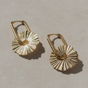 URCHIN SURF EARRINGS 18K GOLD