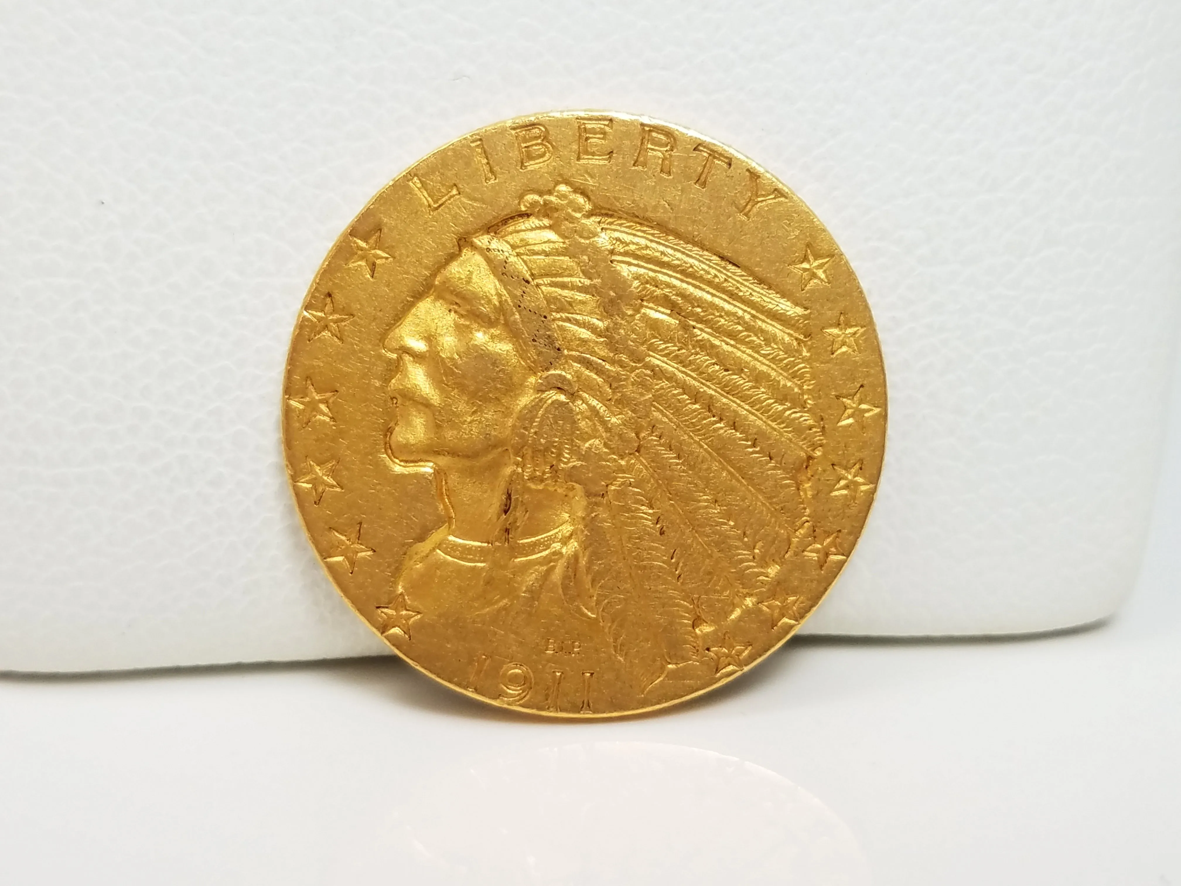 Valuable 1911 US Indian Head $5 Gold Coin