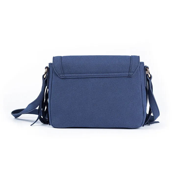 Vegan Leather Fringe Crossbody Bag for Women Boho Purses Wome's Satchel Bag
