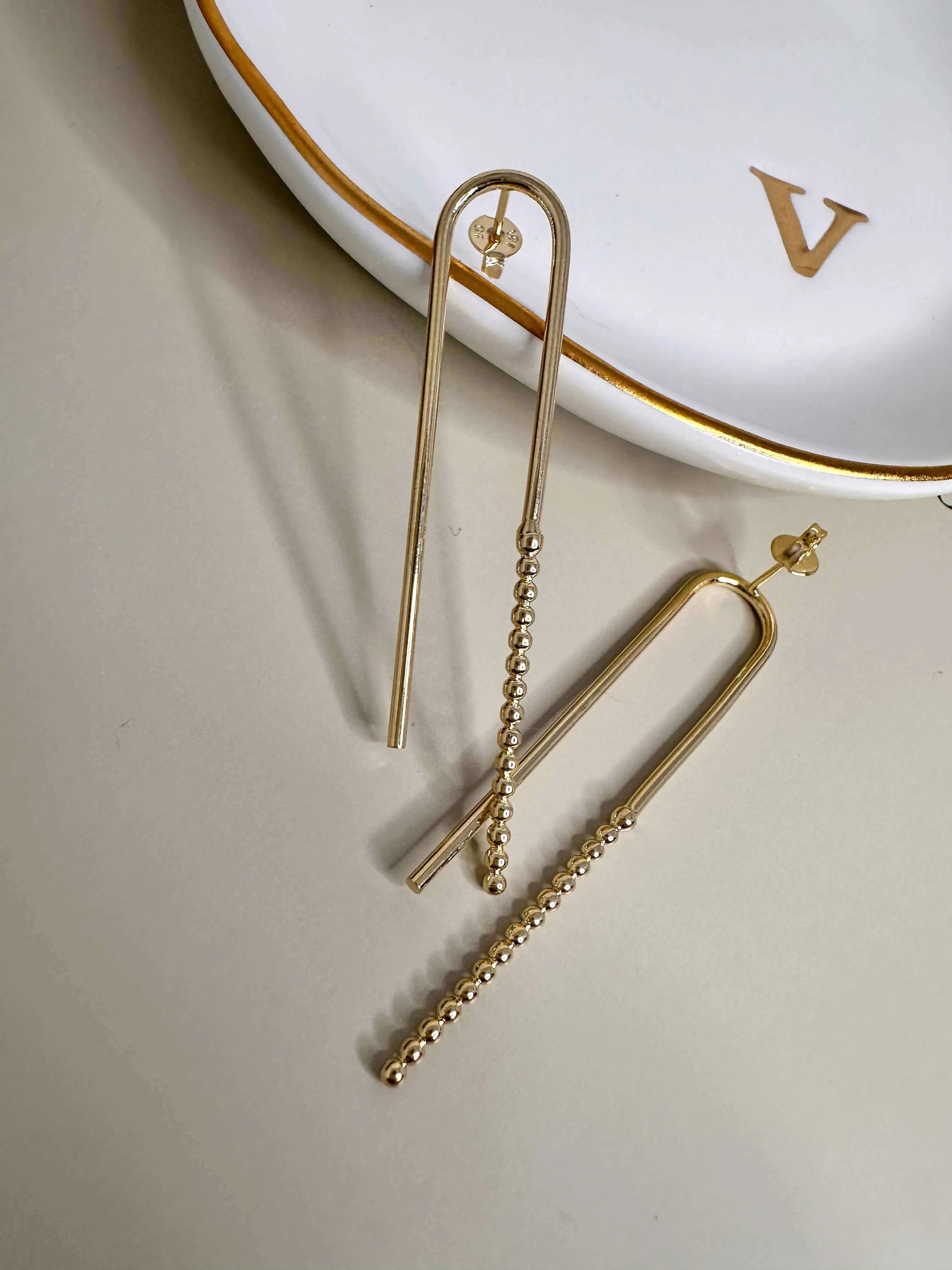 Velani  Jewelry Beaded Ends Earrings