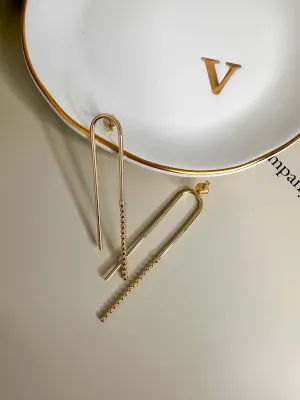 Velani  Jewelry Beaded Ends Earrings