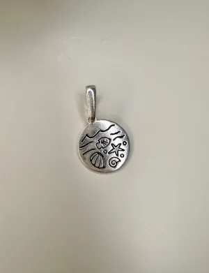 Velani Jewelry Oceans Medallion - Sterling Silver