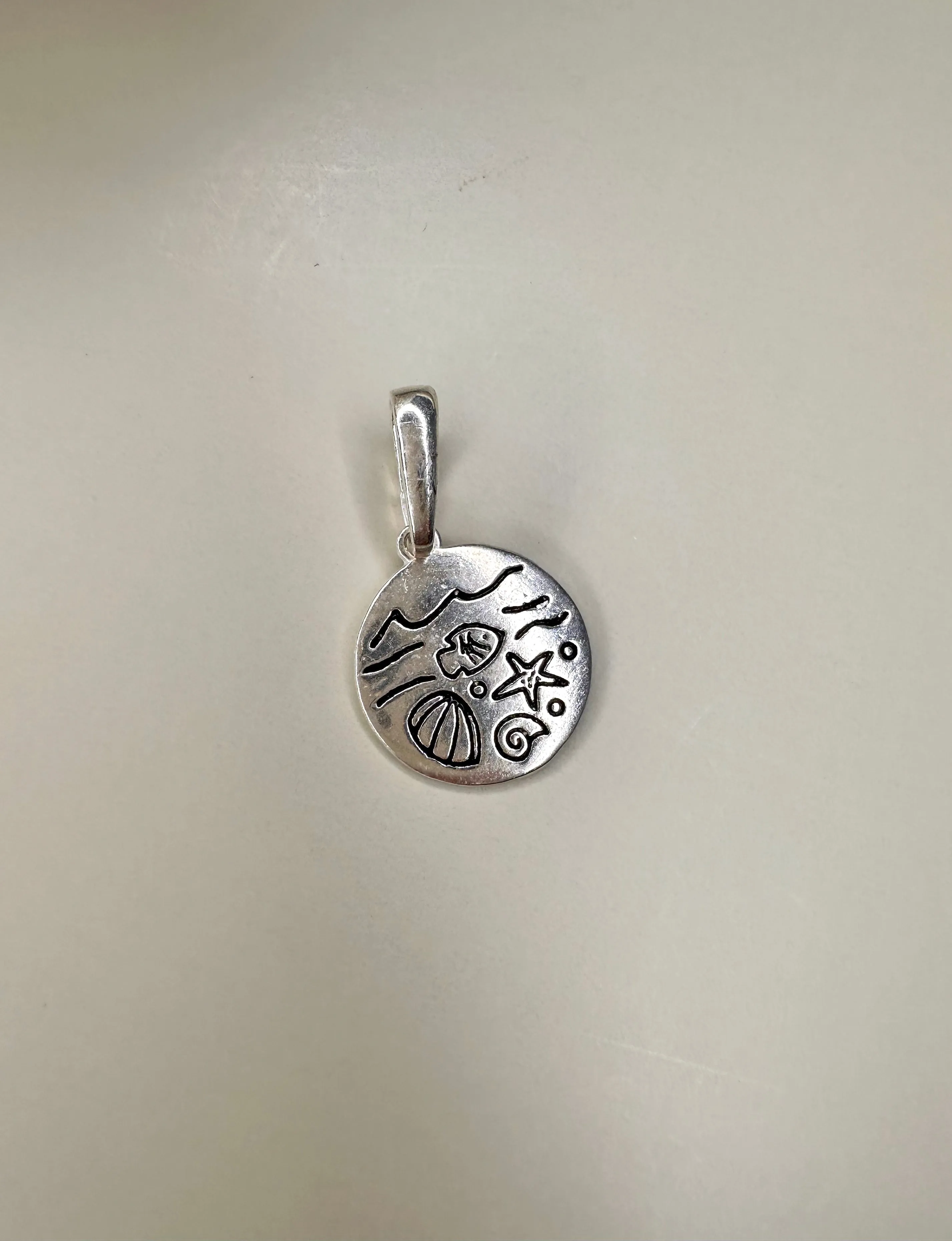 Velani Jewelry Oceans Medallion - Sterling Silver