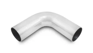 Vibrant 90 Degree Aluminum Piping, 0.75" O.D. - Polished  - 2114