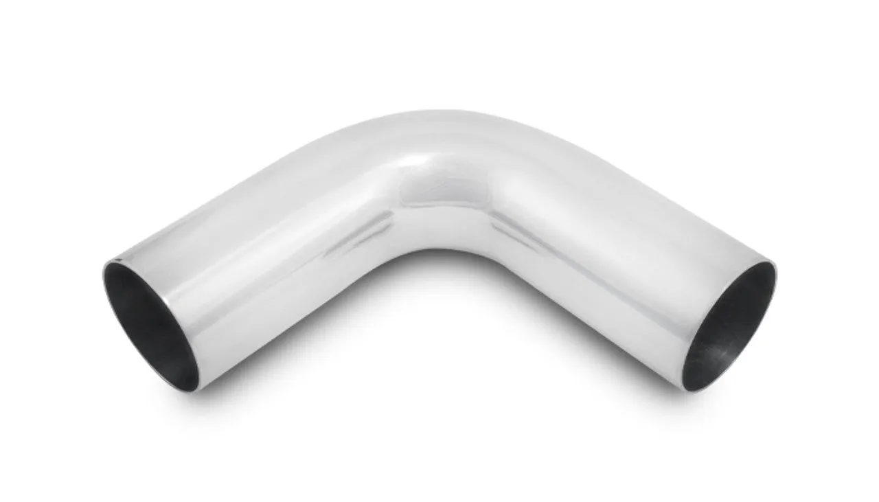 Vibrant 90 Degree Aluminum Piping, 0.75" O.D. - Polished  - 2114