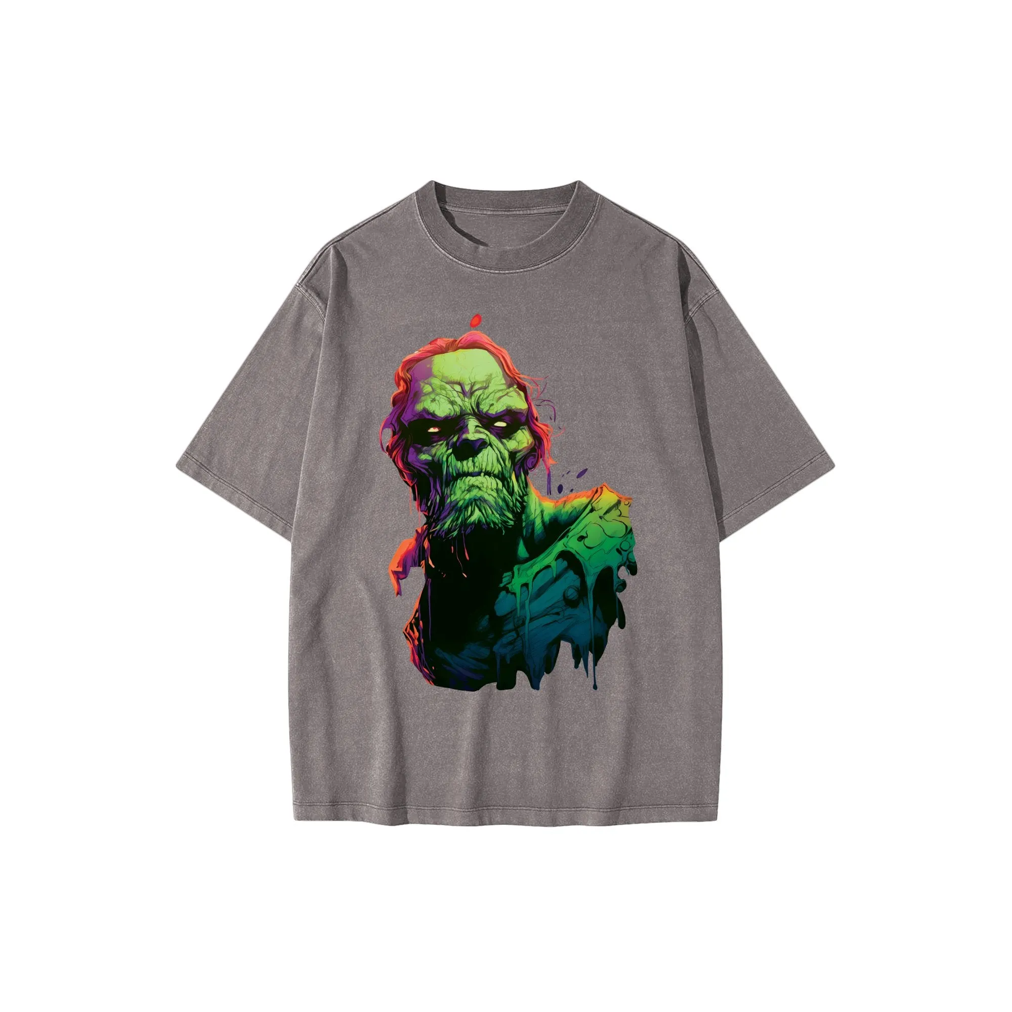 Vibrant Bearded Zombie Horror