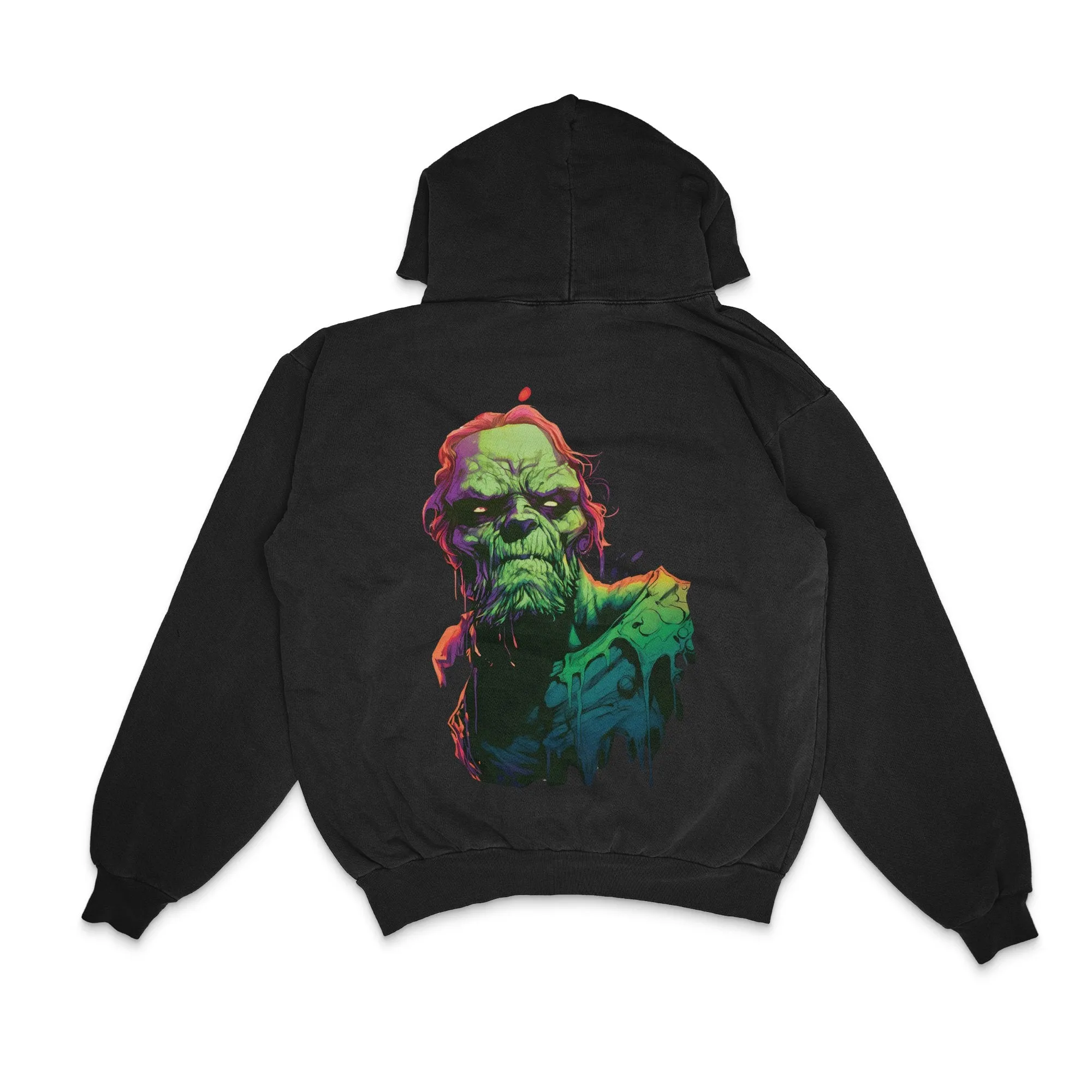 Vibrant Bearded Zombie Horror