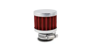 Vibrant Crankcase Breather Filter w/ Chrome Cap, 5/8" Inlet I.D.  - 2166
