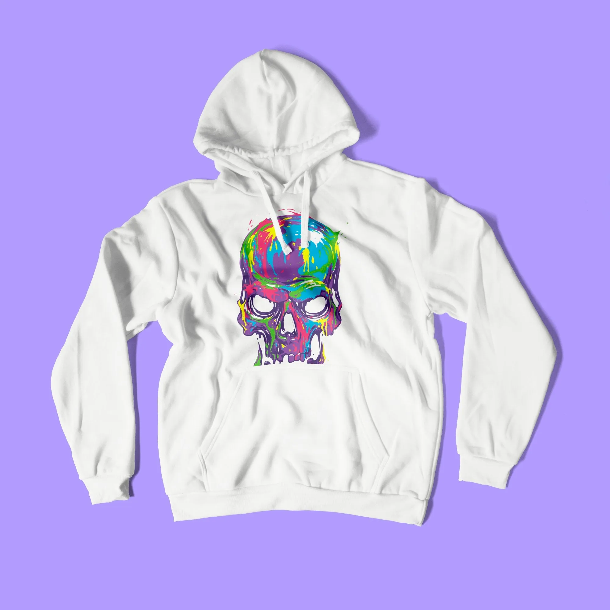 Vibrant Graffiti Skullwork