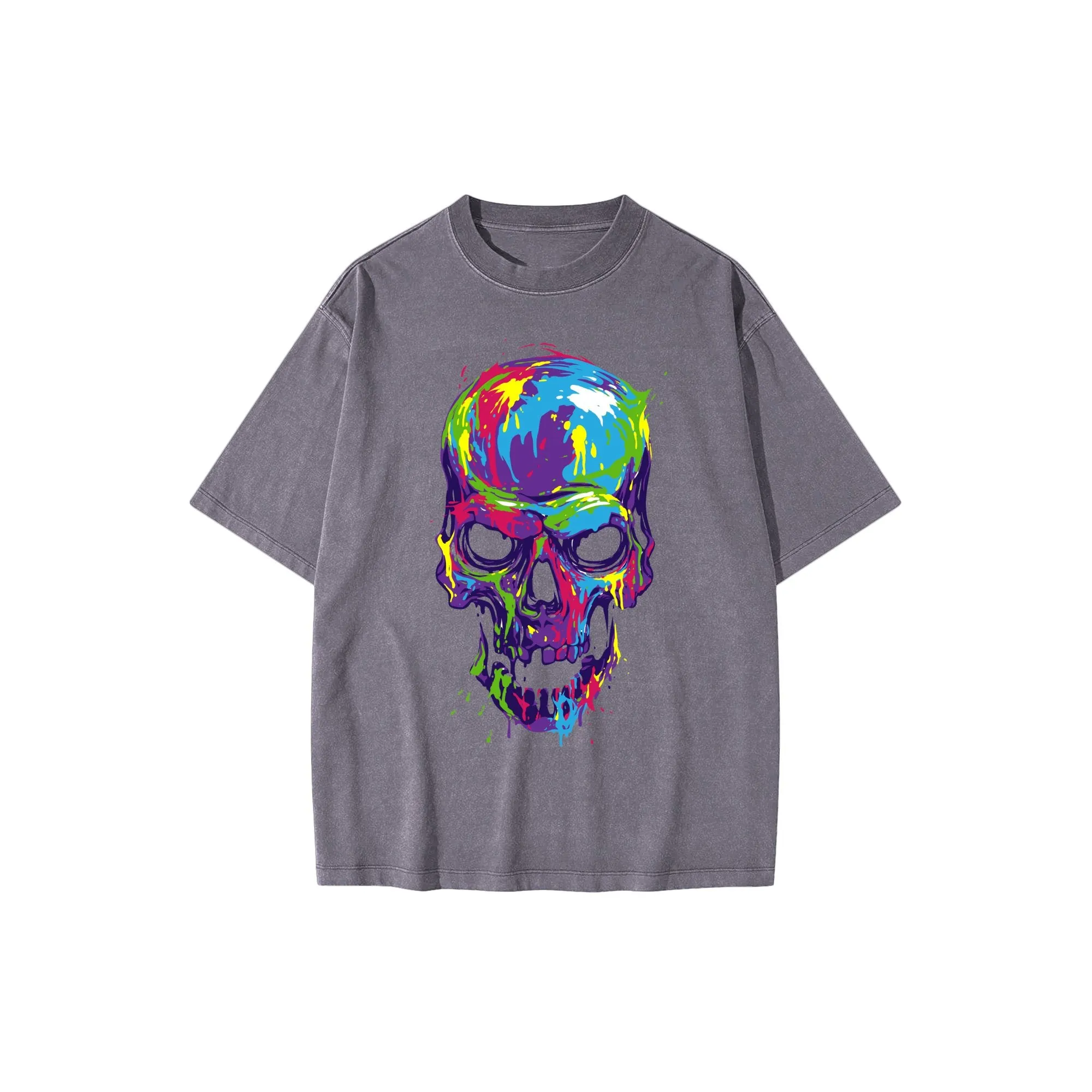 Vibrant Graffiti Skullwork
