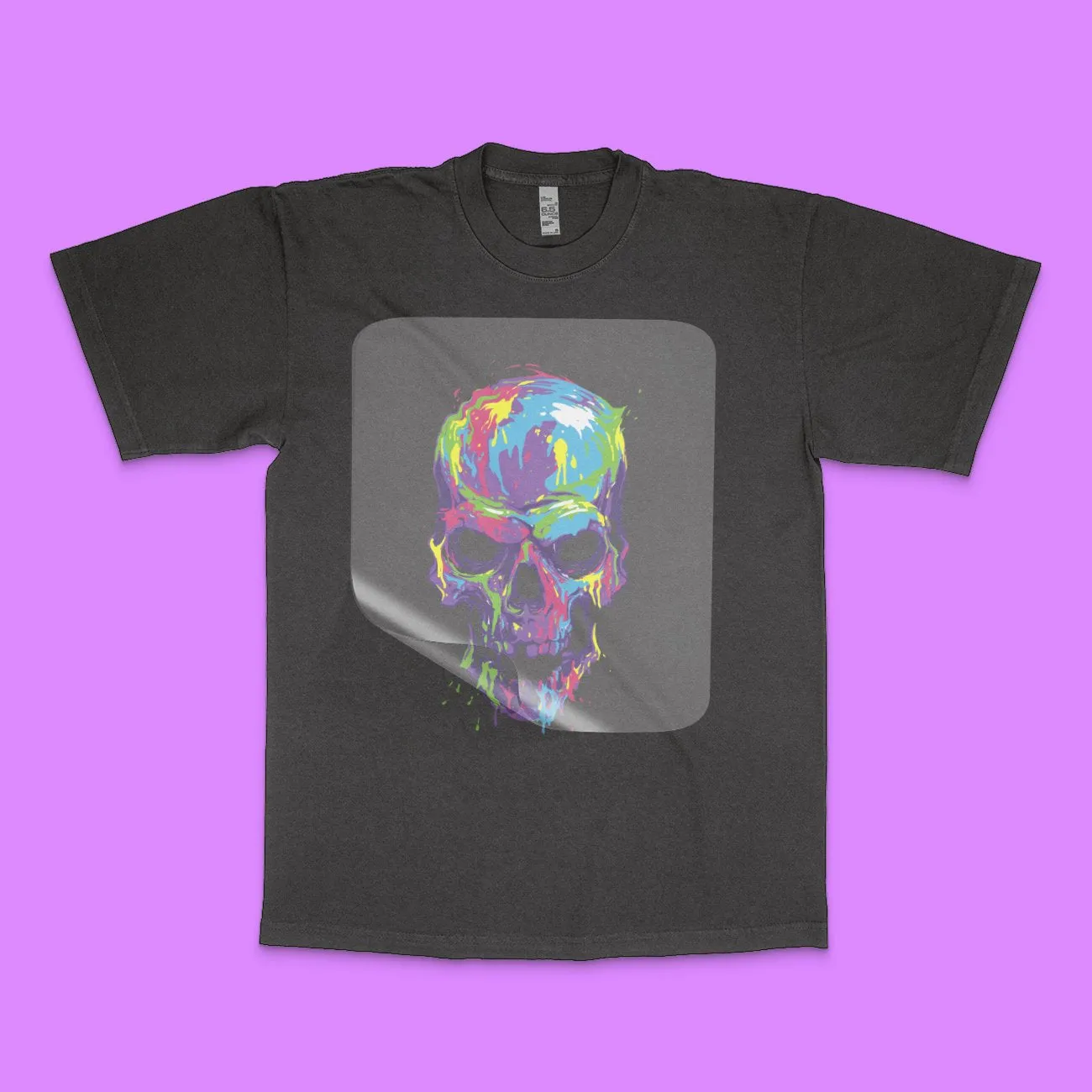 Vibrant Graffiti Skullwork