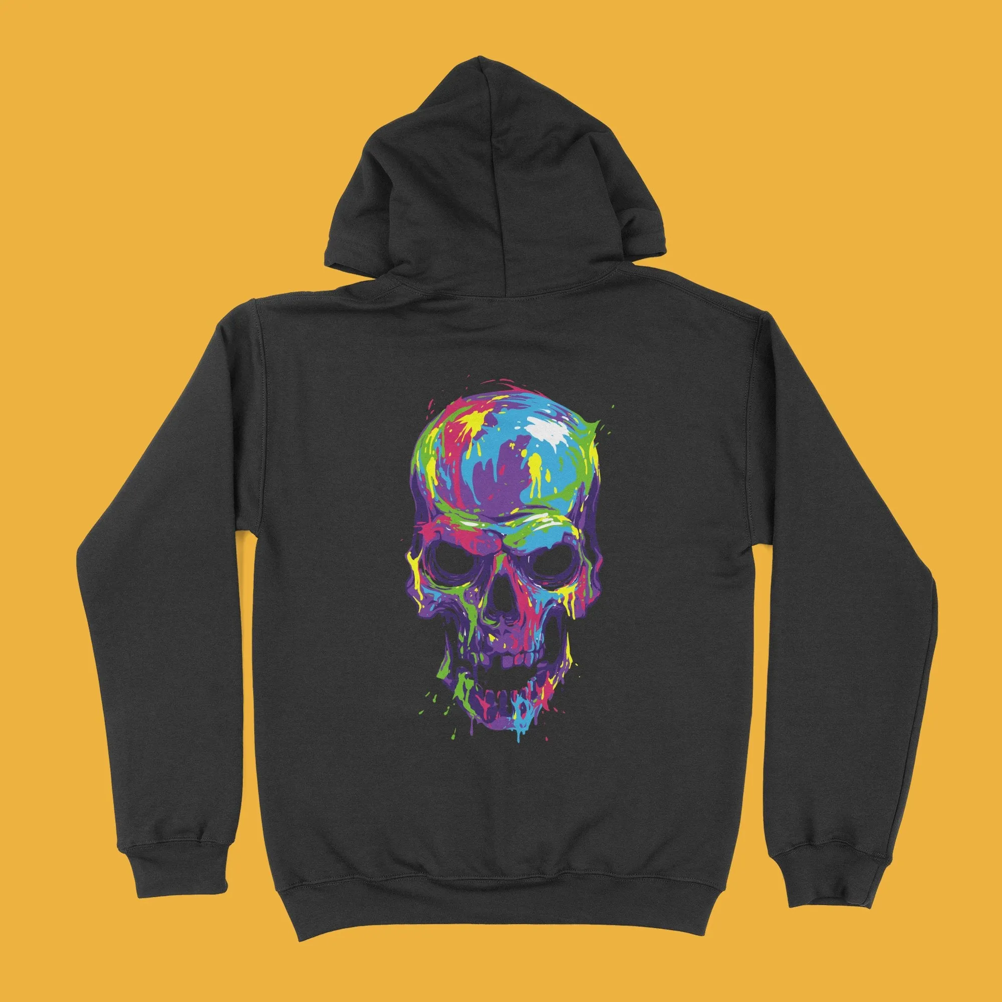 Vibrant Graffiti Skullwork