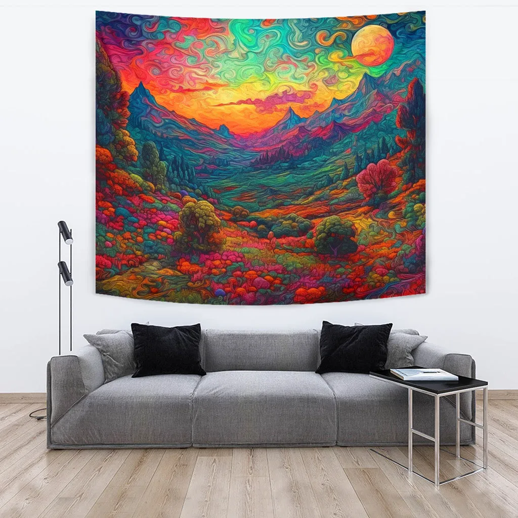 VIBRANT NATURE TAPESTRY | ACIDMATH AI