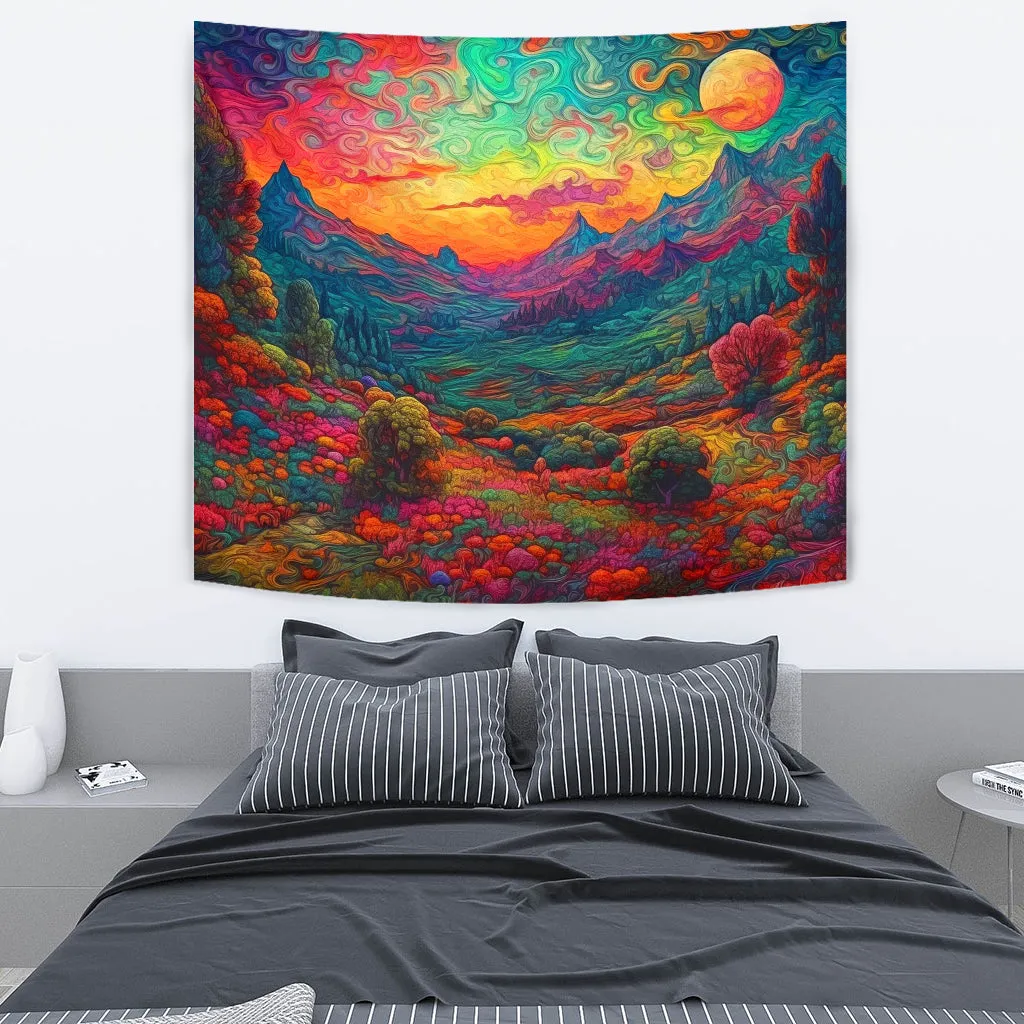 VIBRANT NATURE TAPESTRY | ACIDMATH AI