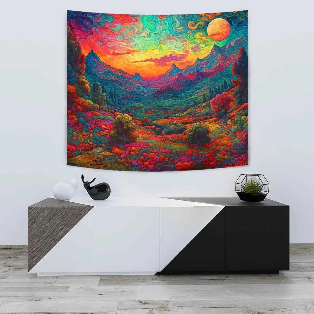 VIBRANT NATURE TAPESTRY | ACIDMATH AI