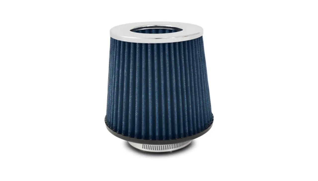 Vibrant Open Funnel Performance Air Filter, 3" Inlet I.D. - Chrome Cap  - 2160C