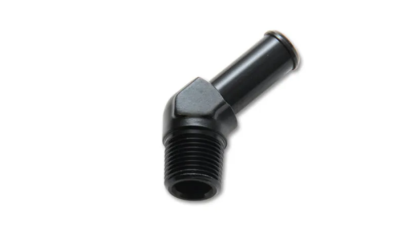 Vibrant Performance 1/4 NPT to 3/8 Barb 45 Degree Fitting