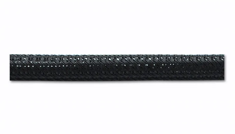 Vibrant Performance 3/4" Diameter Hose and Wire Sleeve Split 10 ft Braided Plastic - Black